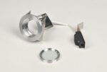Splashproof round spotlight