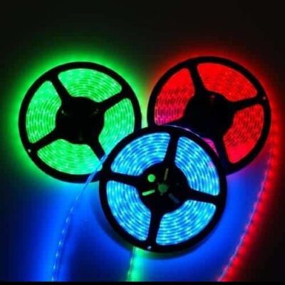 RGB LED STRIP 12V , 300 SMD 5050 LED'S IP44 5m