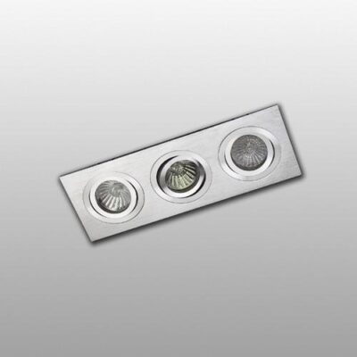 Downlight 3 schwenkbar Aluminium Rechteck