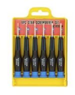 6 pcs precisie TORX schroevendraaierset