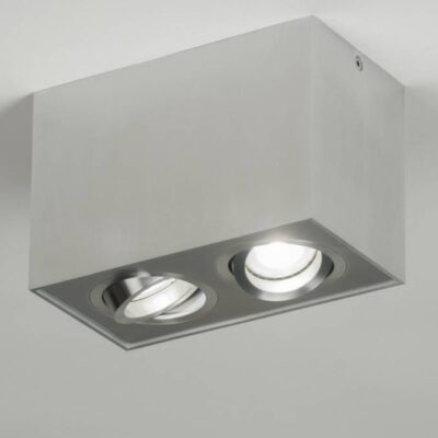 Aluminium opbouwspot met LED