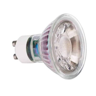 Spot LED GU10 5W en verre 2700k